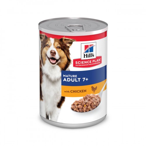 Alimentation pour chien - HILL'S Science Plan All Breed Mature Adult 7+ en Boîtes au Poulet - Patée pour chien pour chiens