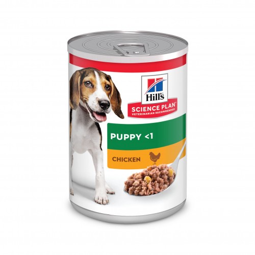 Alimentation pour chien - HILL'S Science Plan All Breed Puppy en Boîtes au Poulet - Pâtée pour chiot pour chiens
