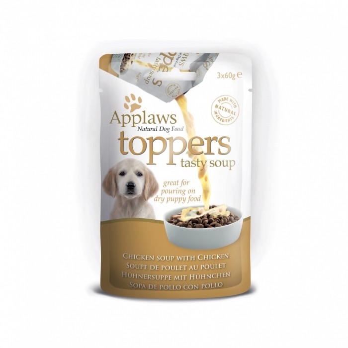 APPLAWS Toppers Soupe Chiot - 3 x 40g-Toppers Soupe Chiot - 3 x 40g