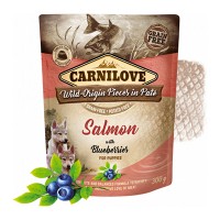 Pâtée en terrine pour chiot - CARNILOVE Wild Origin Pices in Pate au saumon – Pâtée pour chiot 