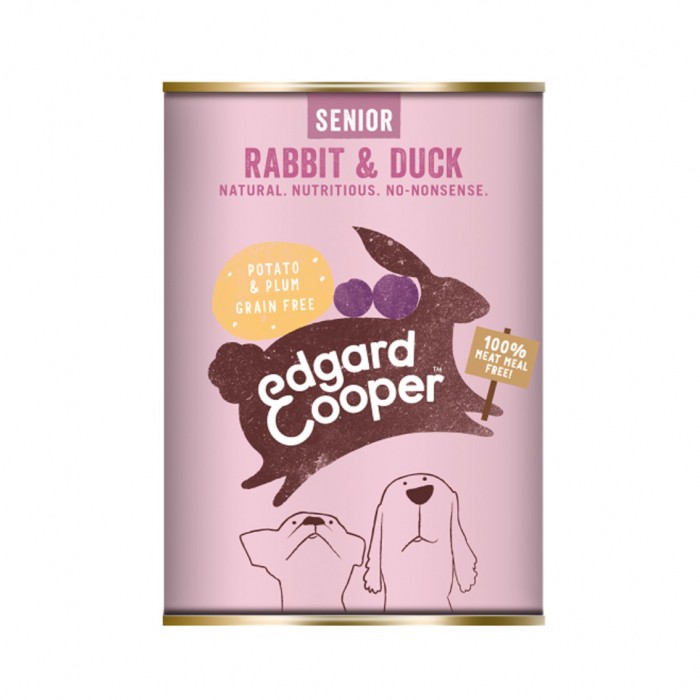 Edgard & Cooper, pâtée en boîtes pour chien sénior-Pâtée sans céréales Senior - 6 x 400g