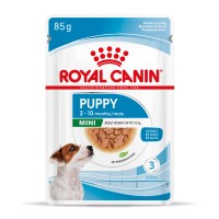 Sachet fraîcheur pour chiot - Royal Canin Mini Puppy - Pâtée pour chiot Mini Puppy - Lot 12 x 85g