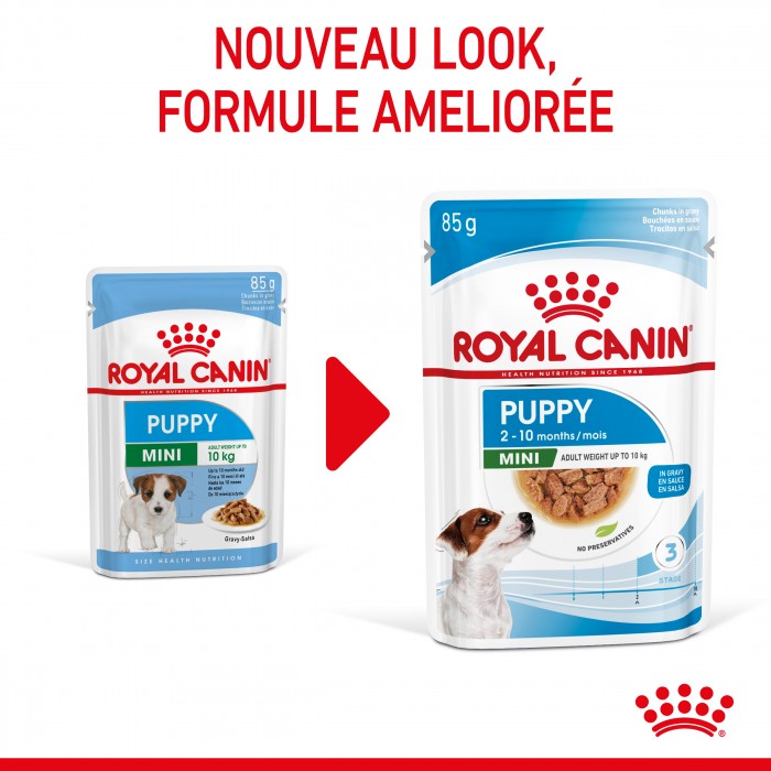 Boutique chiot - Royal Canin Mini Puppy - Pâtée pour chiot pour chiens