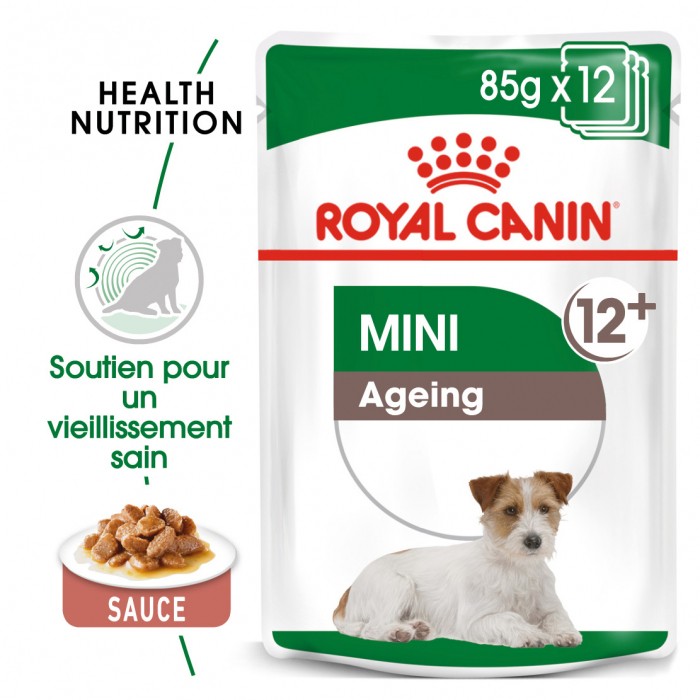 Alimentation pour chien - Royal Canin Mini Ageing 12 - Pâtée pour chien pour chiens
