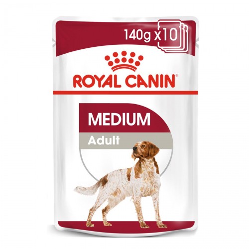 Alimentation pour chien - ROYAL CANIN Medium Adult en Sauce - Pâtée pour chien pour chiens