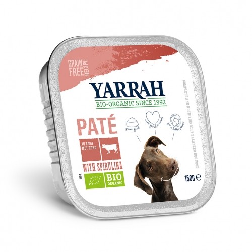 Alimentation pour chien - Yarrah pâtées bio - 12 x 150 g pour chiens
