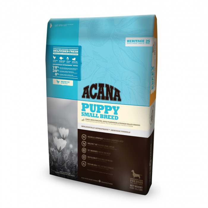 Alimentation pour chien - Acana Dog / Heritage - Puppy Small Breed pour chiens