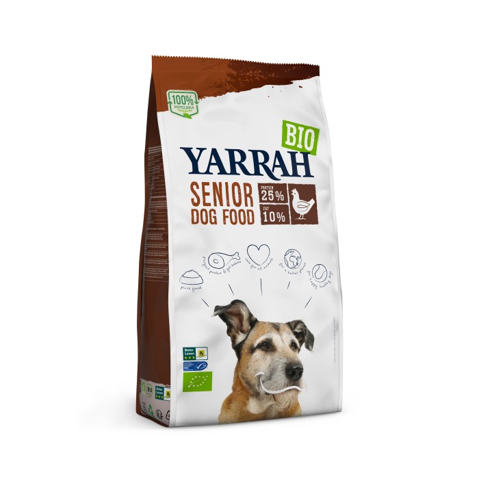 Alimentation pour chien - Yarrah croquettes bio pour chien senior pour chiens