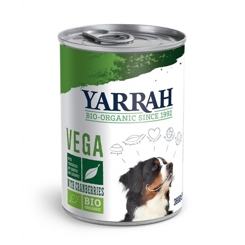 Alimentation pour chien - Yarrah Bouchées Bio Vegan en boîte - 6 x 380 g pour chiens