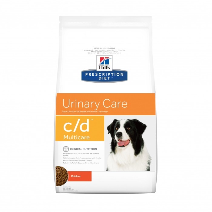 Alimentation pour chien - HILL'S Prescription Diet c/d Urinary Care Multicare au Poulet - Croquettes pour chien pour chiens