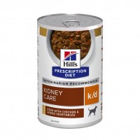 Aliment médicalisé pour chien - HILL'S Prescription Diet k/d Kidney Care en Mijotés au Poulet - Pâtée pour chien 