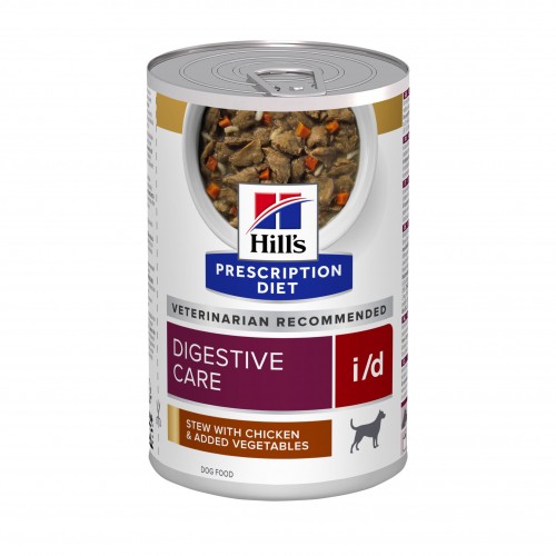 Alimentation pour chien - HILL'S Prescription Diet i/d Digestive Care en Mijotés au Poulet - Pâtée pour chien pour chiens