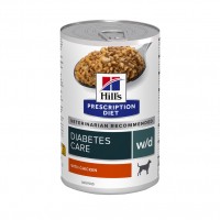 Aliment médicalisé pour chien - HILL’S Prescription Diet w/d Diabetes Care en Boîtes au Poulet – Pâtée pour chien 