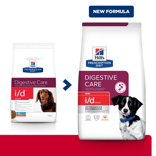 Alimentation pour chien - Hill's Prescription Diet Canine i/d Digestive Care Stress Mini pour chiens