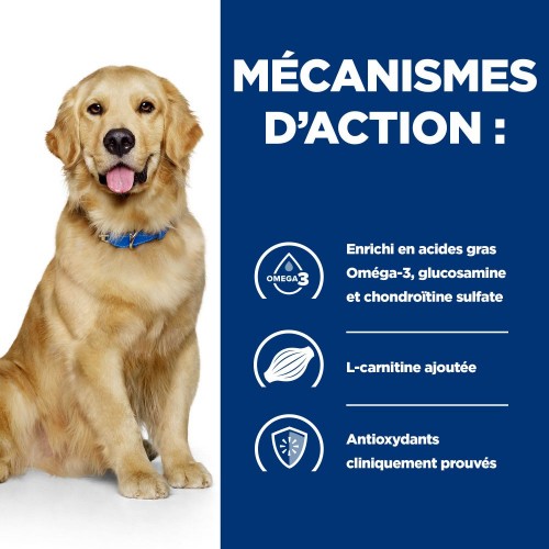 Alimentation pour chien - HILL'S Prescription Diet j/d Mobility au Poulet - Croquettes pour chien pour chiens