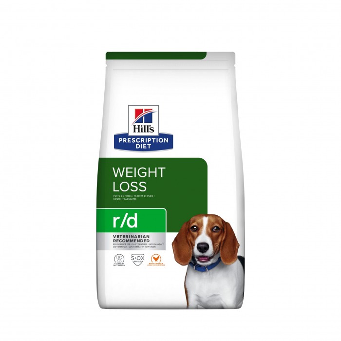Alimentation pour chien - HILL'S Prescription Diet r/d Weight Loss au Poulet - Croquettes pour chien pour chiens