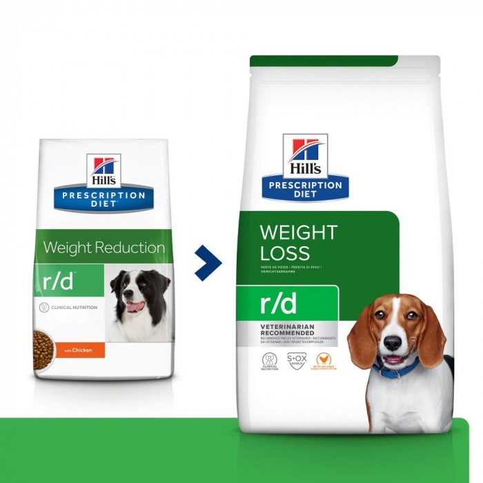 Alimentation pour chien - HILL'S Prescription Diet r/d Weight Loss au Poulet - Croquettes pour chien pour chiens
