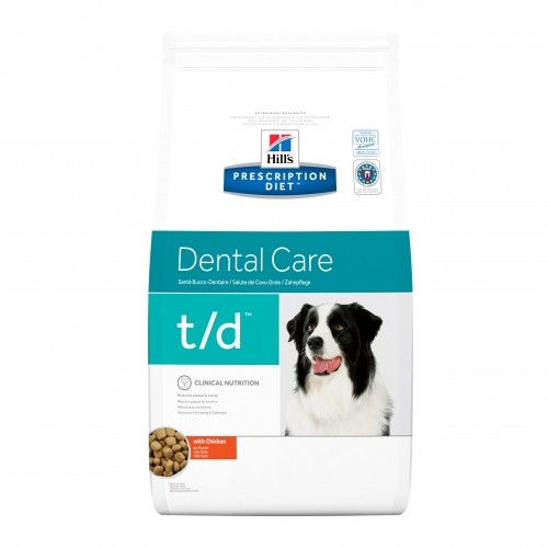 Alimentation pour chien - Hill's Prescription Diet t/d Dental Care au Poulet - Croquettes pour chien pour chiens