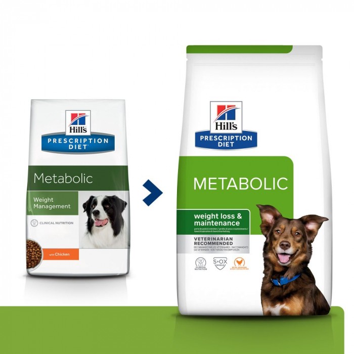Alimentation pour chien - HILL'S Prescription Diet Metabolic au Poulet - Croquettes pour chien pour chiens