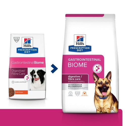 Alimentation pour chien - HILL'S Prescription Diet Gastrointestinal Biome au Poulet - Croquettes pour chien pour chiens