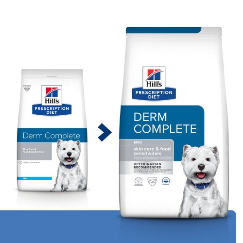 Alimentation pour chien - HILL'S Prescription Diet Derm Complete Mini - Croquettes pour chien pour chiens
