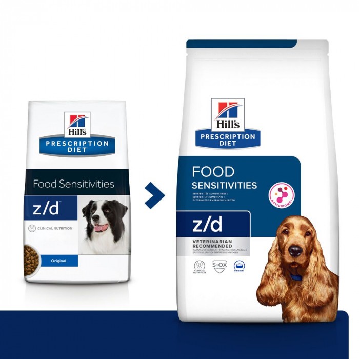 Alimentation pour chien - HILL'S Prescription Diet z/d Food Sensitivities - Croquettes pour chien pour chiens