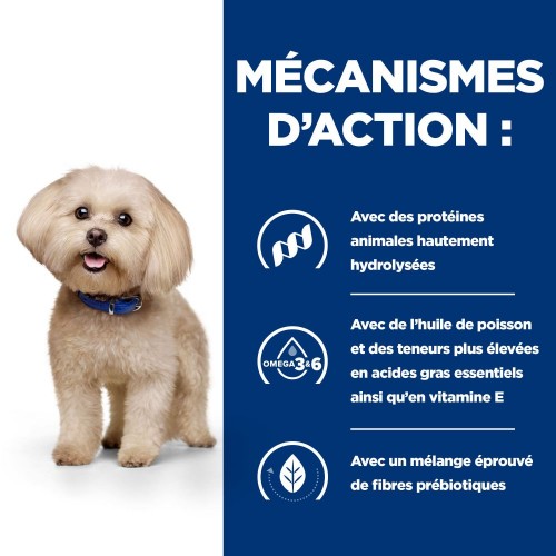 Allergies - HILL'S Prescription Diet z/d Food Sensitivities Mini - Croquettes pour chien pour chiens