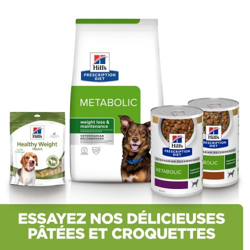 Alimentation pour chien - HILL'S Prescription Diet Metabolic à l'Agneau et au Riz - Croquettes pour chien pour chiens