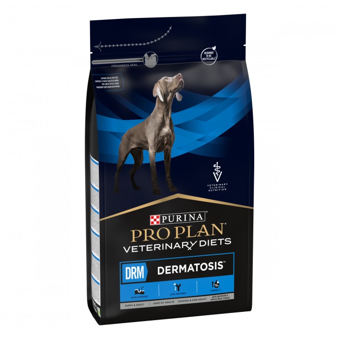 Alimentation pour chien - Proplan Veterinary Diets DRM Dermatosis pour chiens