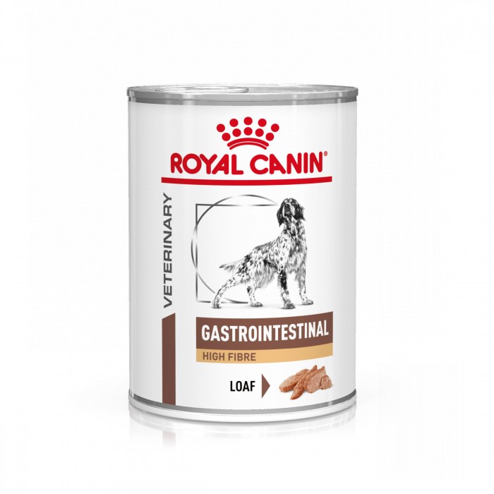 Alimentation pour chien - ROYAL CANIN Veterinary Gastrointestinal High Fibre en mousse – Pâtée pour chien pour chiens