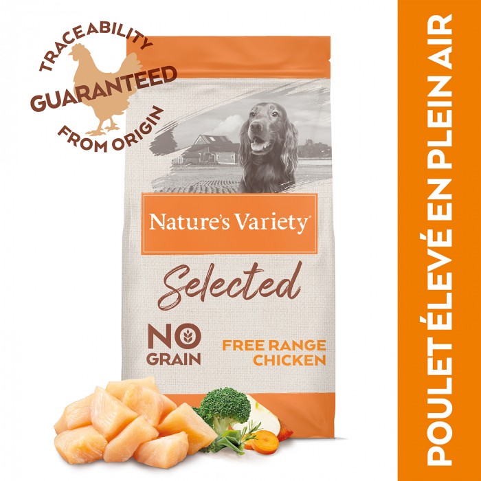 Alimentation pour chien - Nature's Variety Selected No Grain Medium Maxi Adult pour chiens