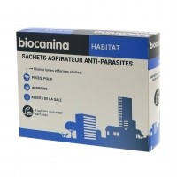 Insecticide pour habitat - Sachets aspirateur anti-parasites Biocanina