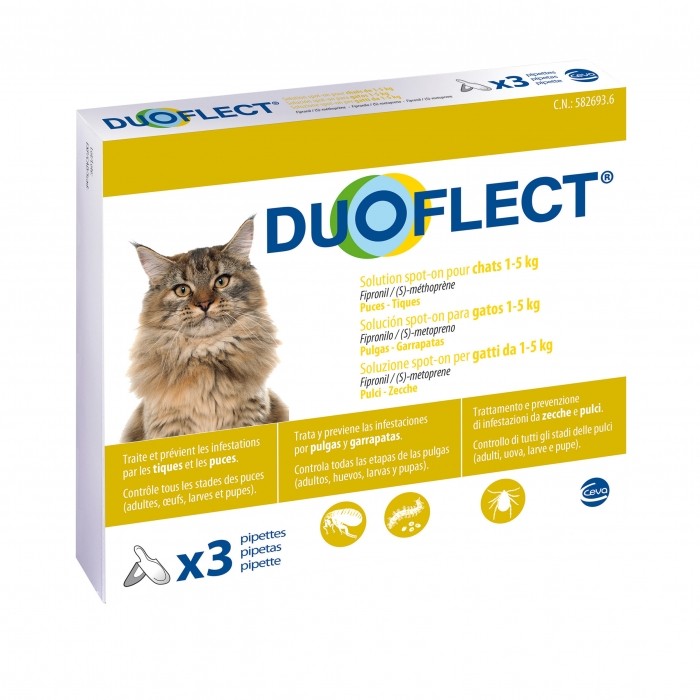 Sélection Printemps - Pipettes Duoflect chat pour chats