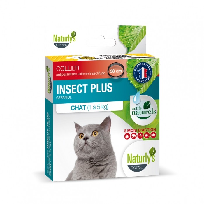 Collier Insect Plus pour chat