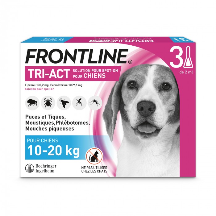 Frontline Tri-act chien