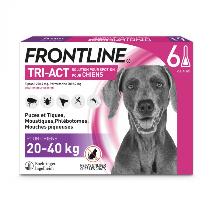 Frontline Tri-act chien