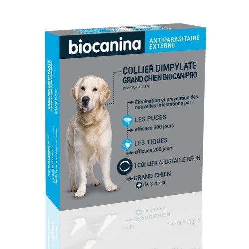 Anti puce chien, anti tique chien - Biocanipro pour chiens