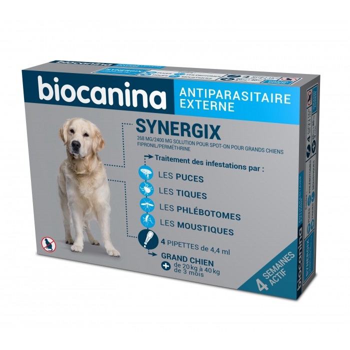 Pipettes Synergix chien