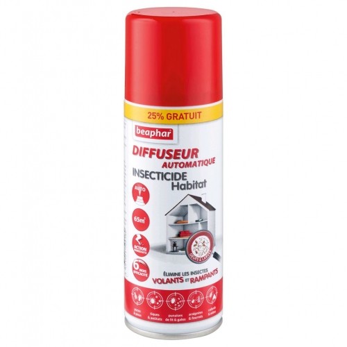 Anti puce chat, anti tique chat - Fogger Insecticide Habitation pour chats