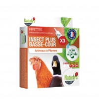 Antiparasitaire pour poule - Pipettes Insect Plus Basse-cour Naturly's
