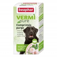 Purge aux plantes - Vermipure comprimés Purge - Grand chien Beaphar