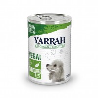Pâtée en boîte pour chien - Yarrah bouchées bio vegan - Lot de 12 x 380 g 