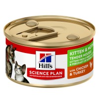 Pâtée pour chatte & chaton - HILL’S Science Plan Kitten & Mother en mousse au poulet et à la dinde – Pâtée pour chatte & chaton 