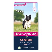 Croquettes pour chien - Eukanuba Senior Small & Medium Breed - Agneau & riz 