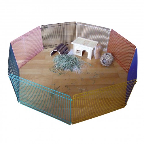 Cage, clapier et enclos rongeur - Enclos 8 panneaux pour rongeurs