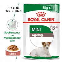Sachet fraîcheur pour chien - Royal Canin Mini Ageing 12 - Pâtée pour chien Mini Ageing 12+ - Lot 12 x 85g