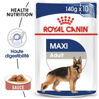 Pâtée en sachet pour chien - ROYAL CANIN Maxi Adult en Sauce – Pâtée pour chien 