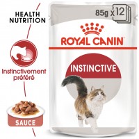 Sachet fraîcheur pour chat de 1 à 7 ans - Royal Canin Instinctive - Pâtée pour chat Instinctive - Lot 12 x 85g