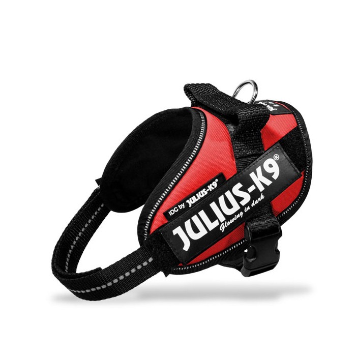 Harnais JULIUS-K9® Power, rouge pour chien