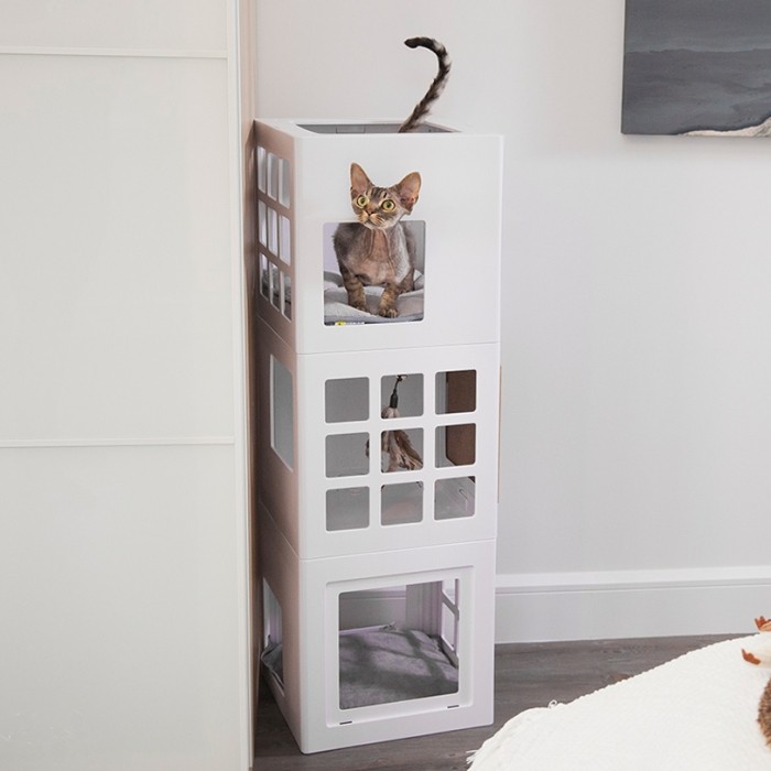 Couchage pour chat - Maison Katt3 pour chats